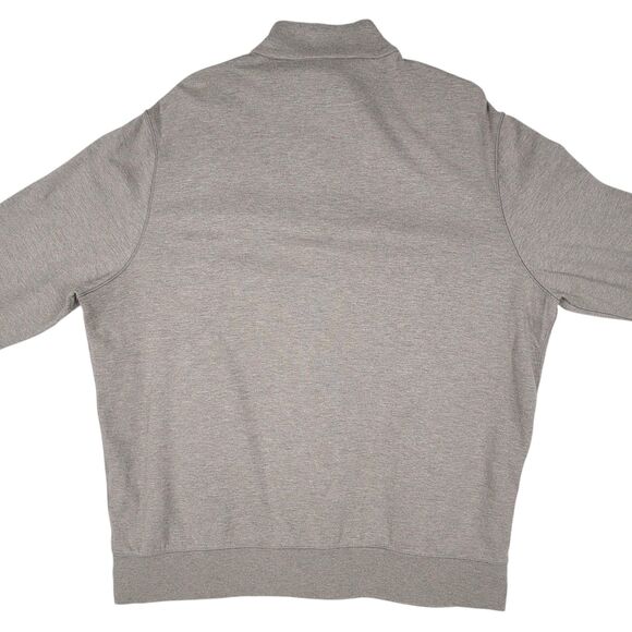 Polo Ralph Lauren Sweater Men's XL 1/4 Zip Pullover Beige Tan Preppy Stretch - Picture 3 of 6